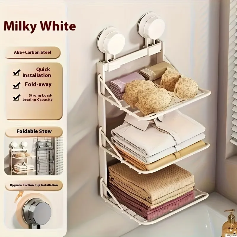 Foldable Suction Cup Shelf