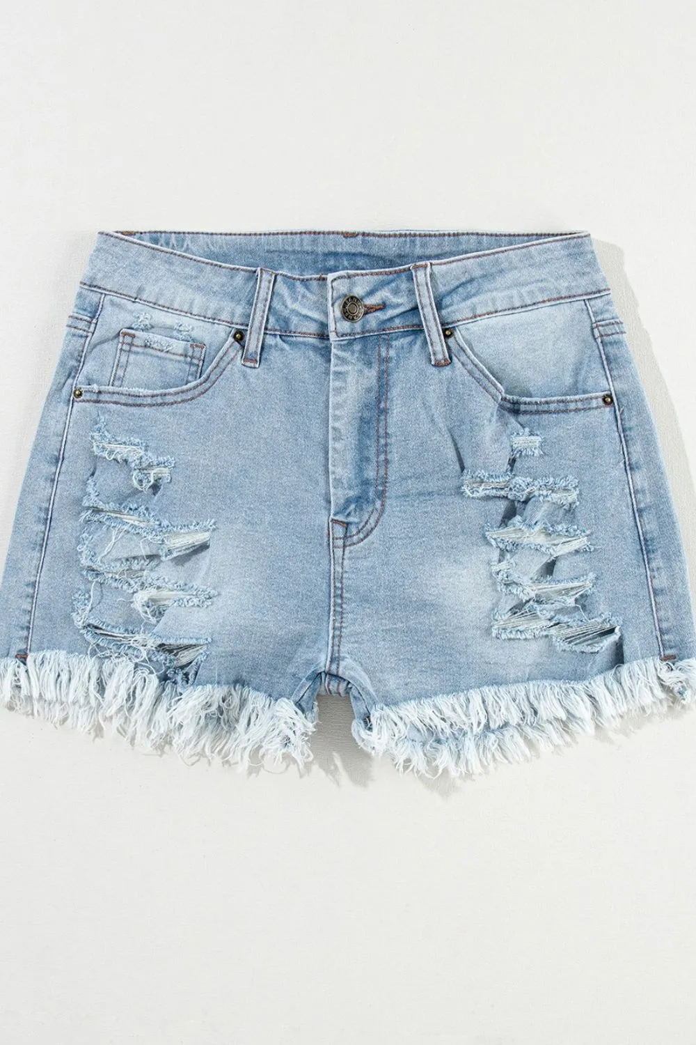 Classic Raw Hem Shorts