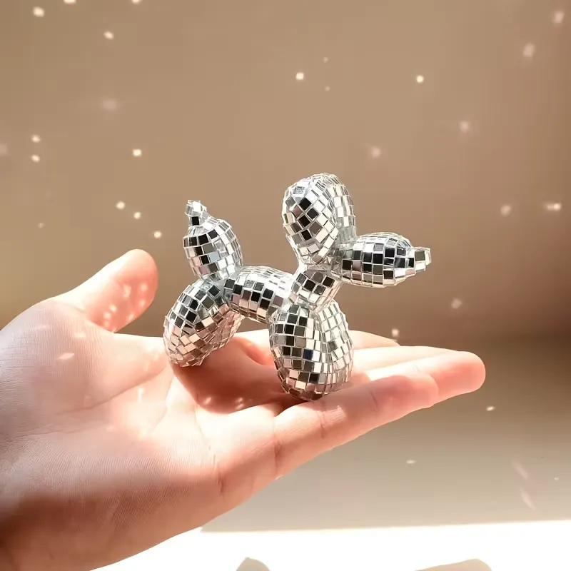 Disco Balloon Dog Figurine