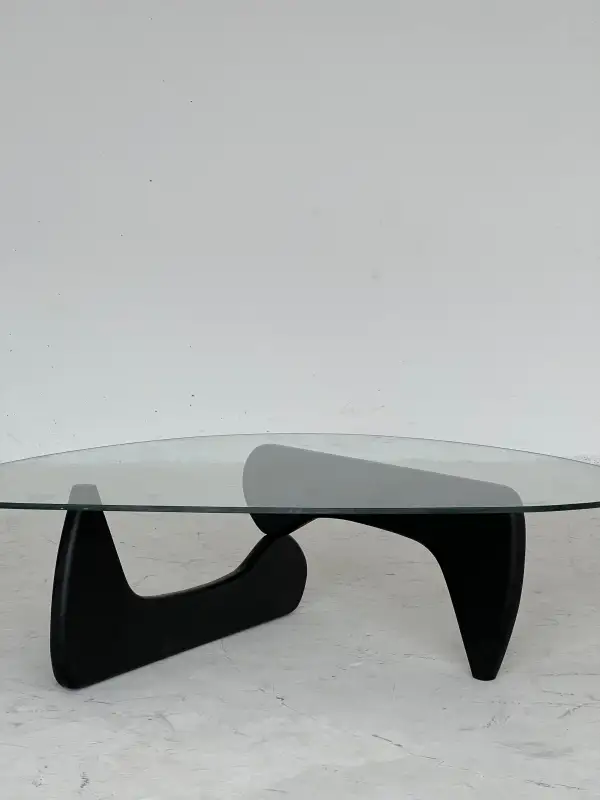 Interlocking Base Glass Coffee Table