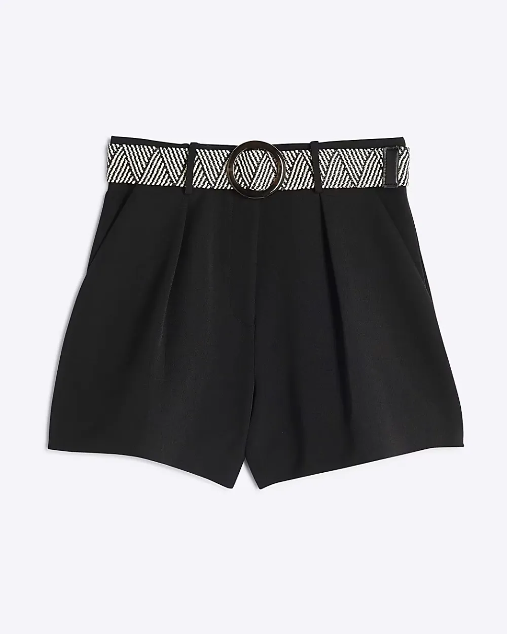 Versatile Temperament Belt Ladies Shorts