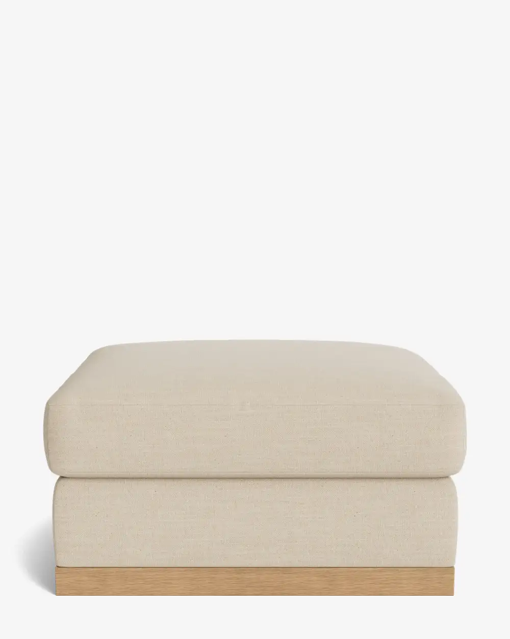 Modular Velvet Ottoman