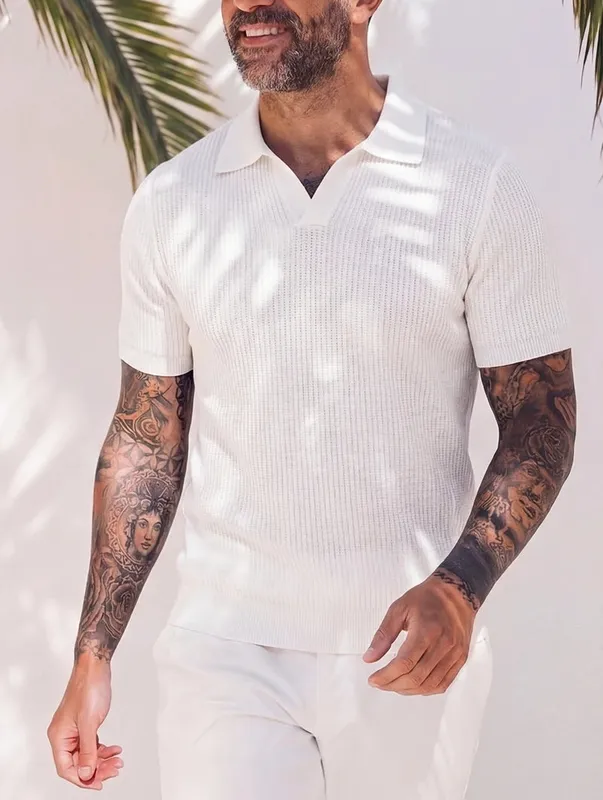 White Clean Fit Shirt Easy Fit