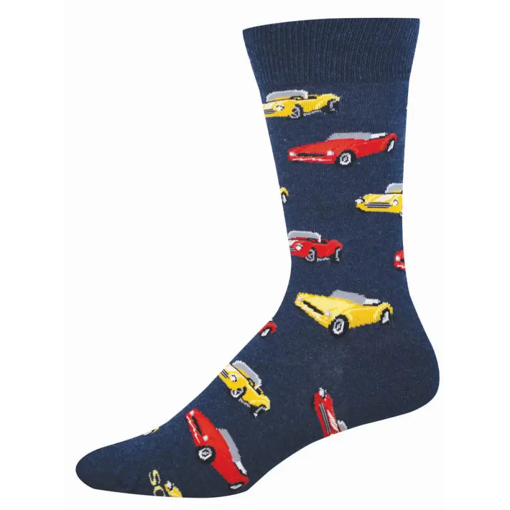 Retro Auto Crew Socks