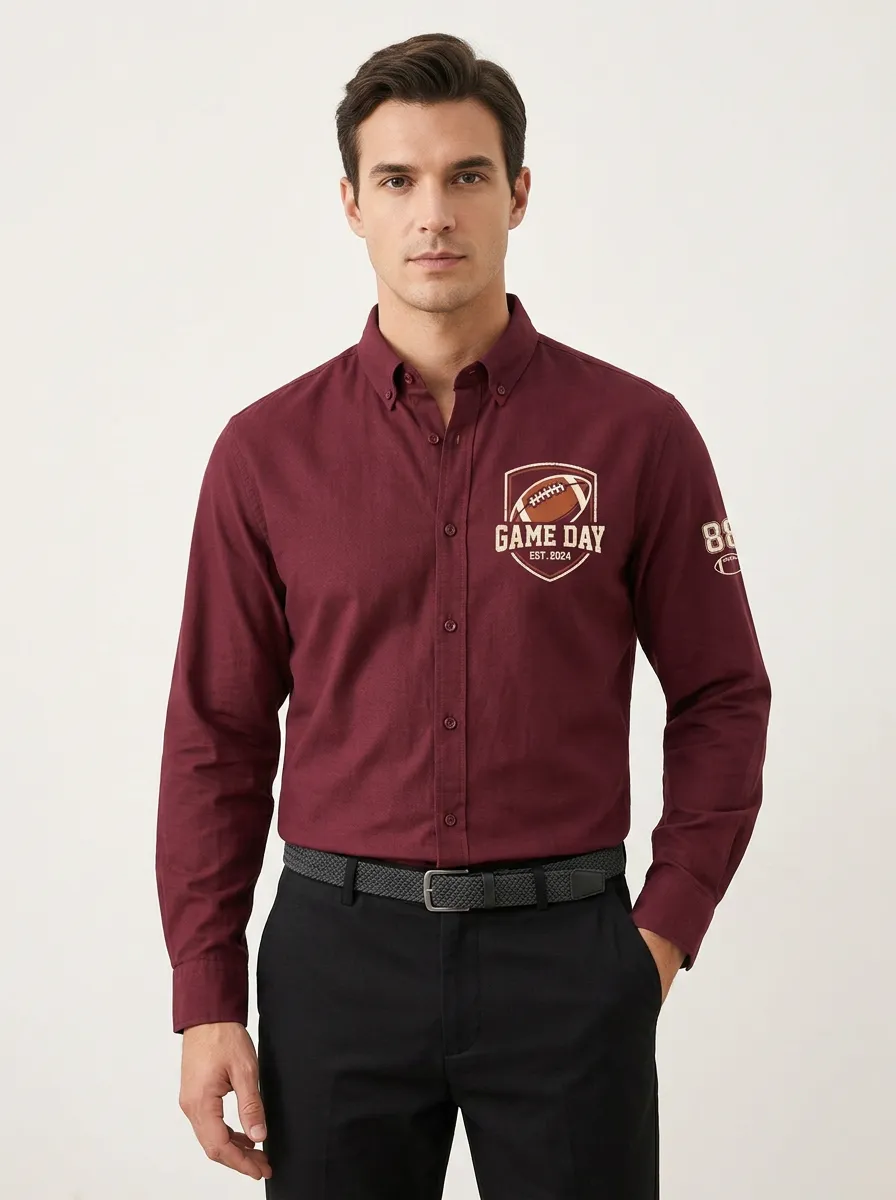 Football Graphic Casual Shirt