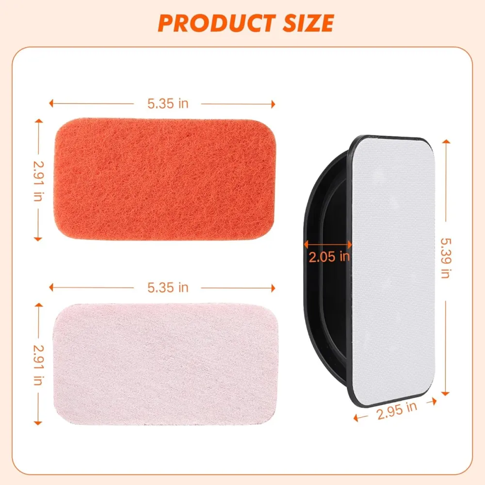 Heavy Duty Scouring Pad with Handle