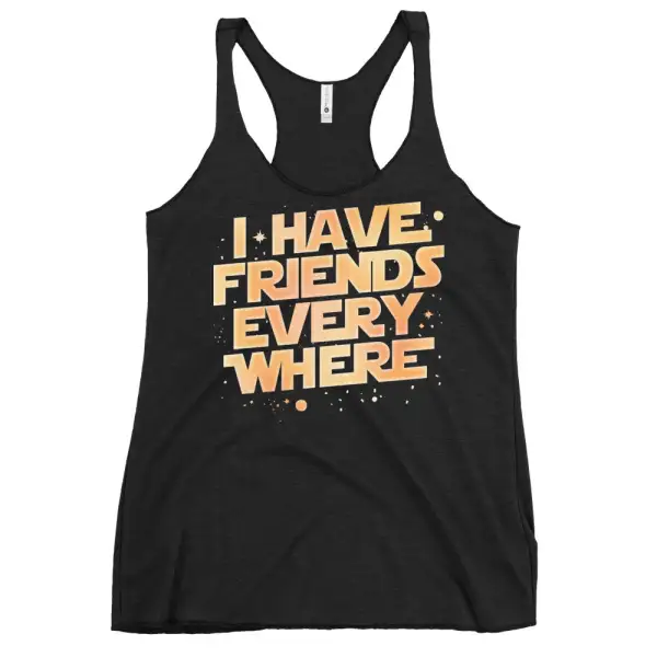 Friends Print Racerback Tank