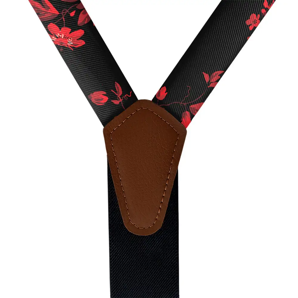 Floral Pattern Suspenders