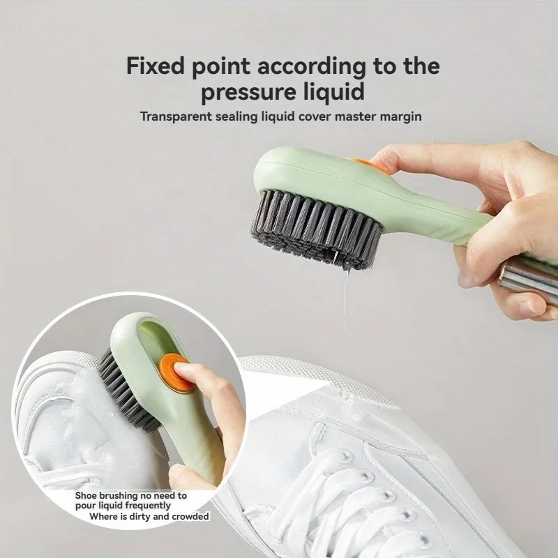 Soap-Dispensing Cleaning Brush