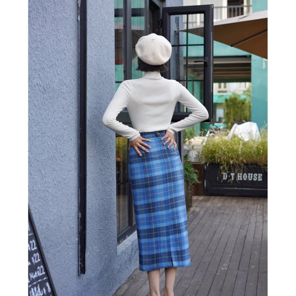 Chic Utility Mini Plaid Skirt