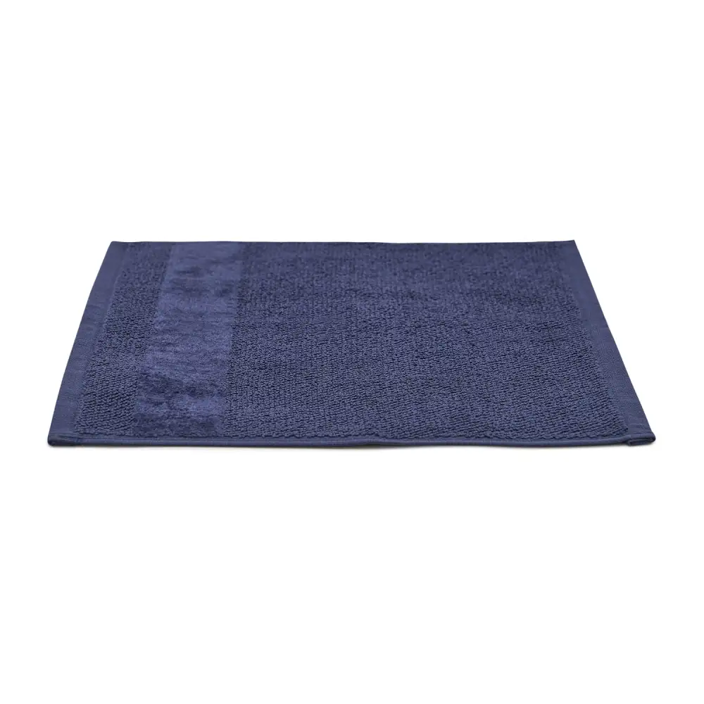 Blue Cotton Face Towel Set