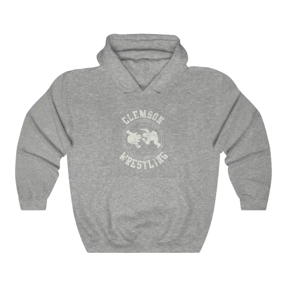 Vintage Badge Wrestling Graphic Pullover Hoodie