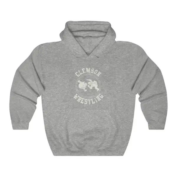 Vintage Badge Wrestling Graphic Pullover Hoodie