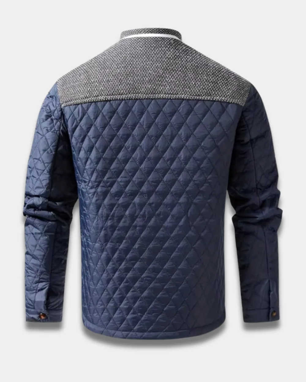 Diamond Quilted Button Jacket