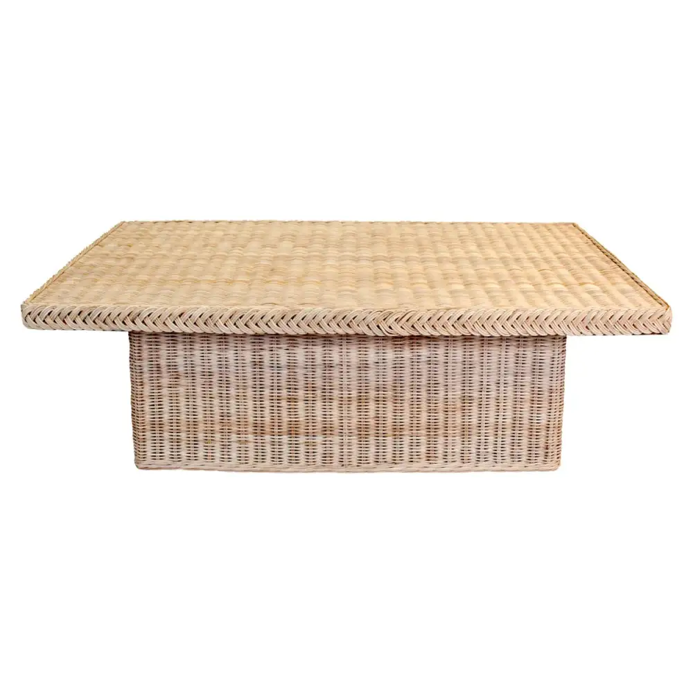 Classic Wicker Coffee Table