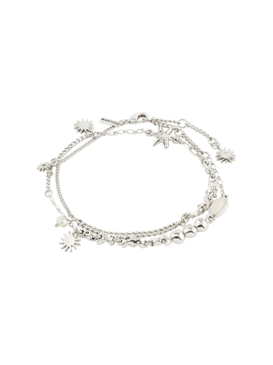 Layered Prism Charm Bracelet