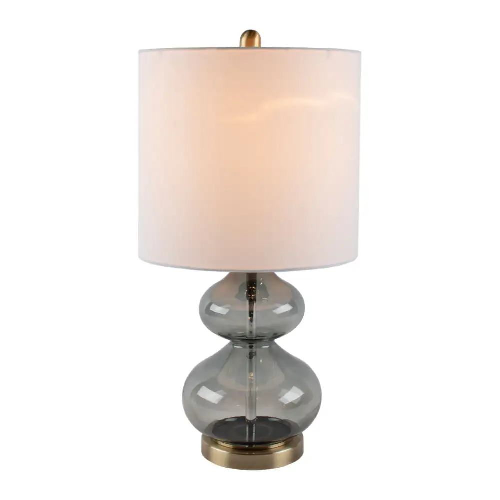 Glass Shade Glass Metal Iron Table Lamp