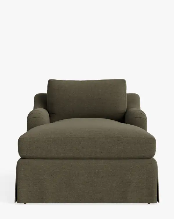 Traditional Wood Chaise