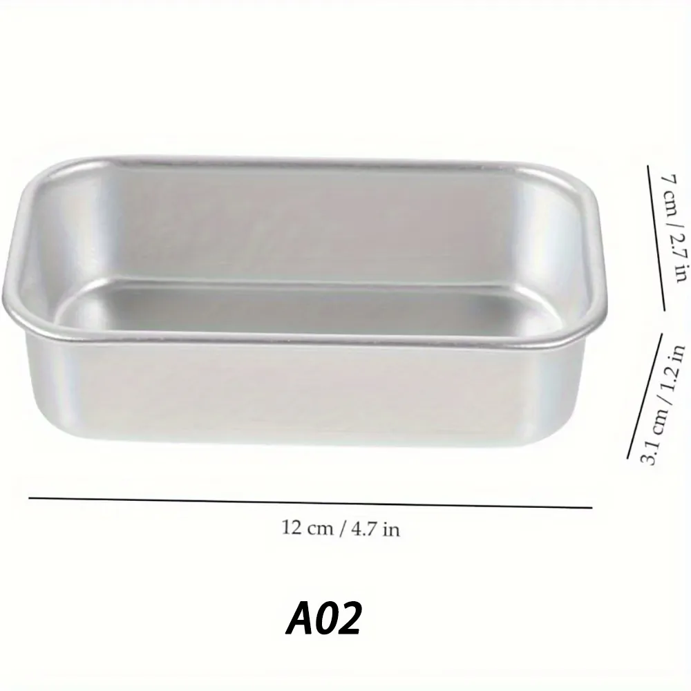 5 Pcs Aluminum Loaf Pan