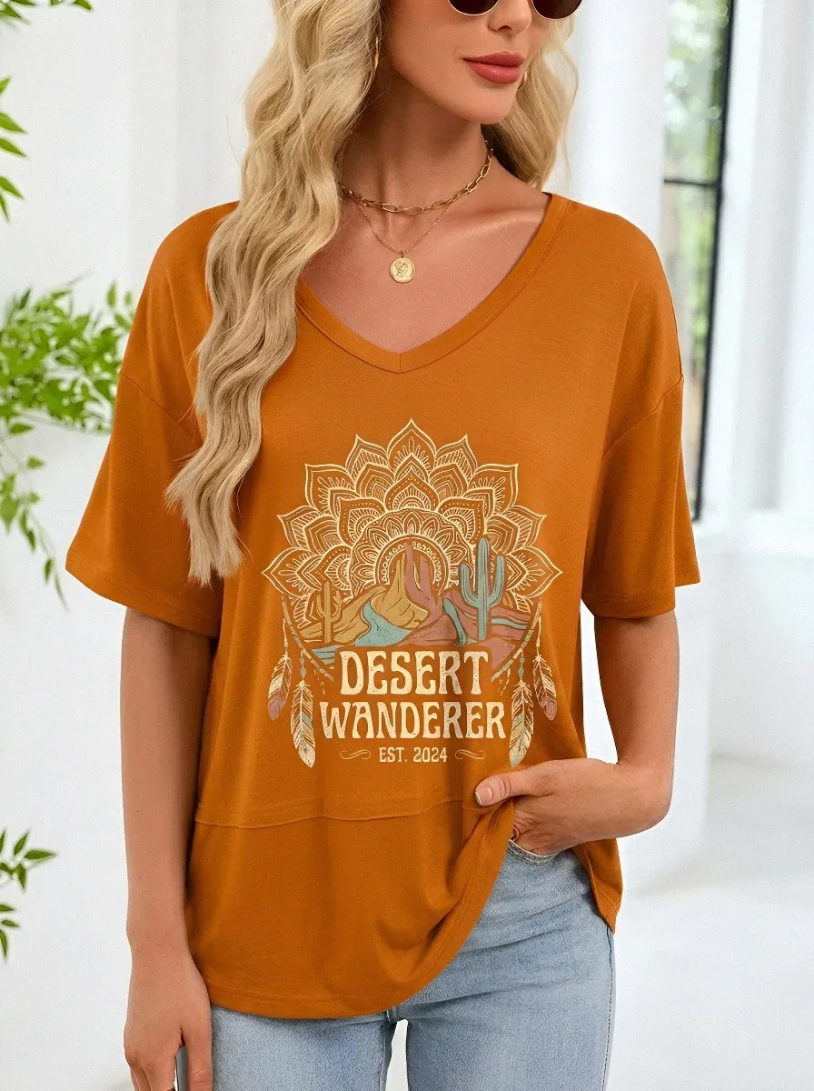 Desert Wanderer Mandala T-Shirt