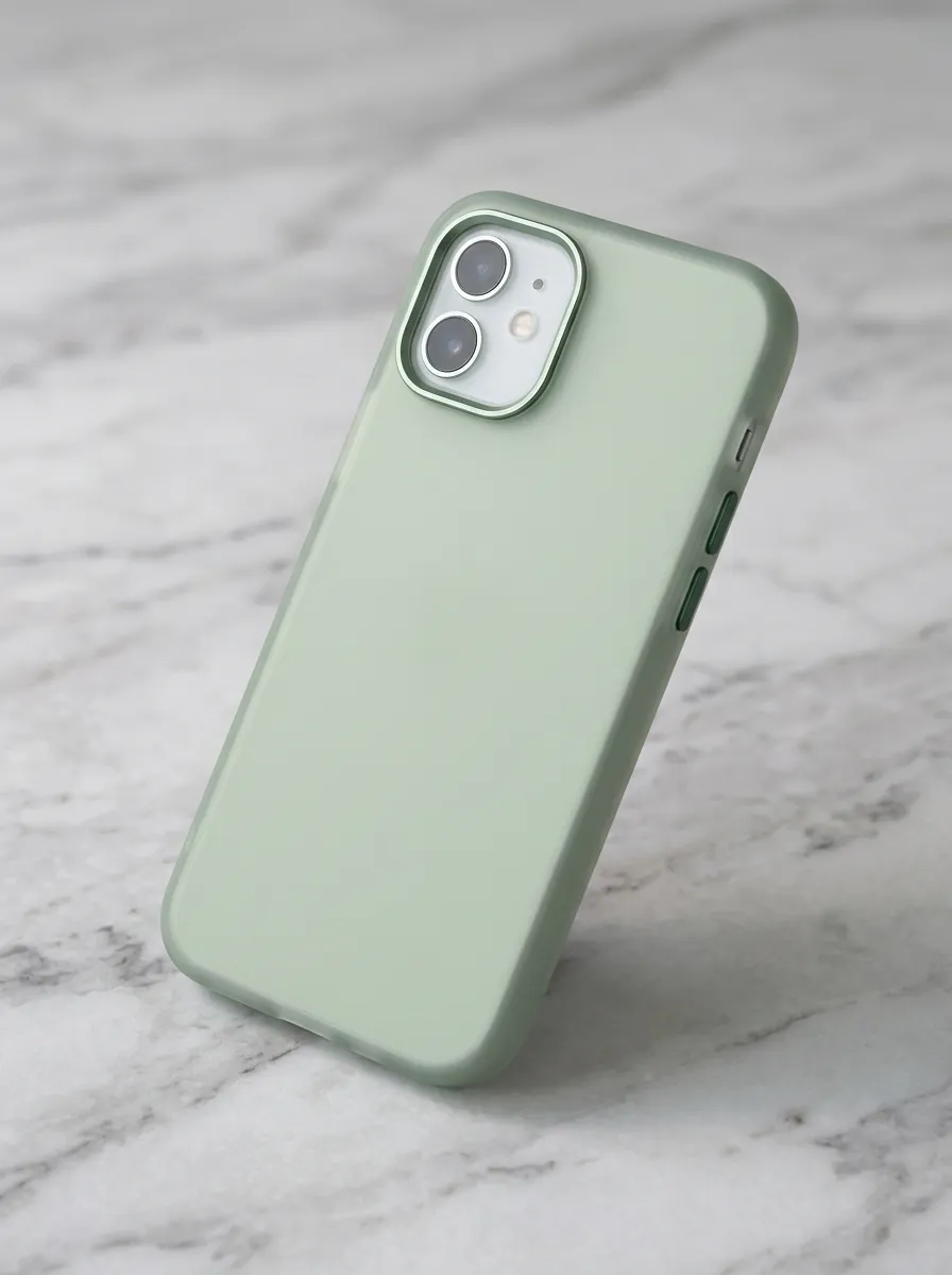 Sage Green Matte Mobile Phone Cover