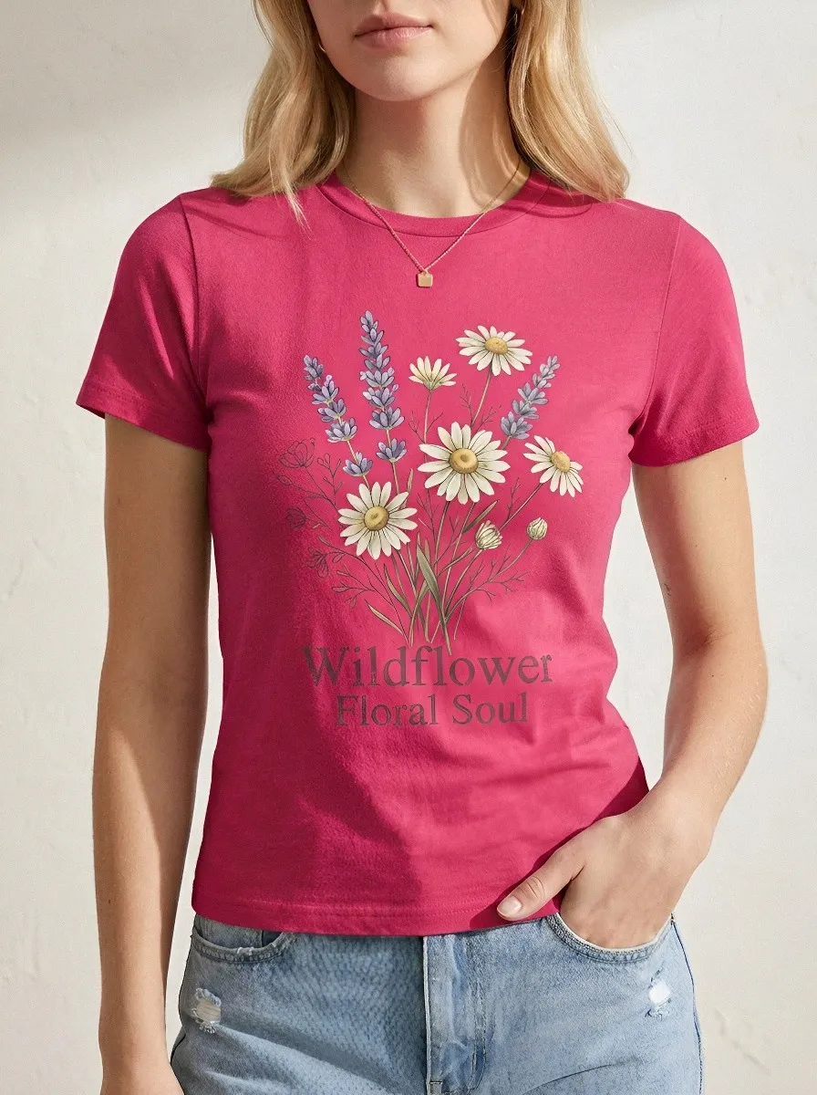 Wildflower Floral Soul T-Shirt Classic