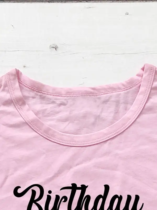 Polished Round-Neck Collared Short-Sleeve Knit T-Shirt