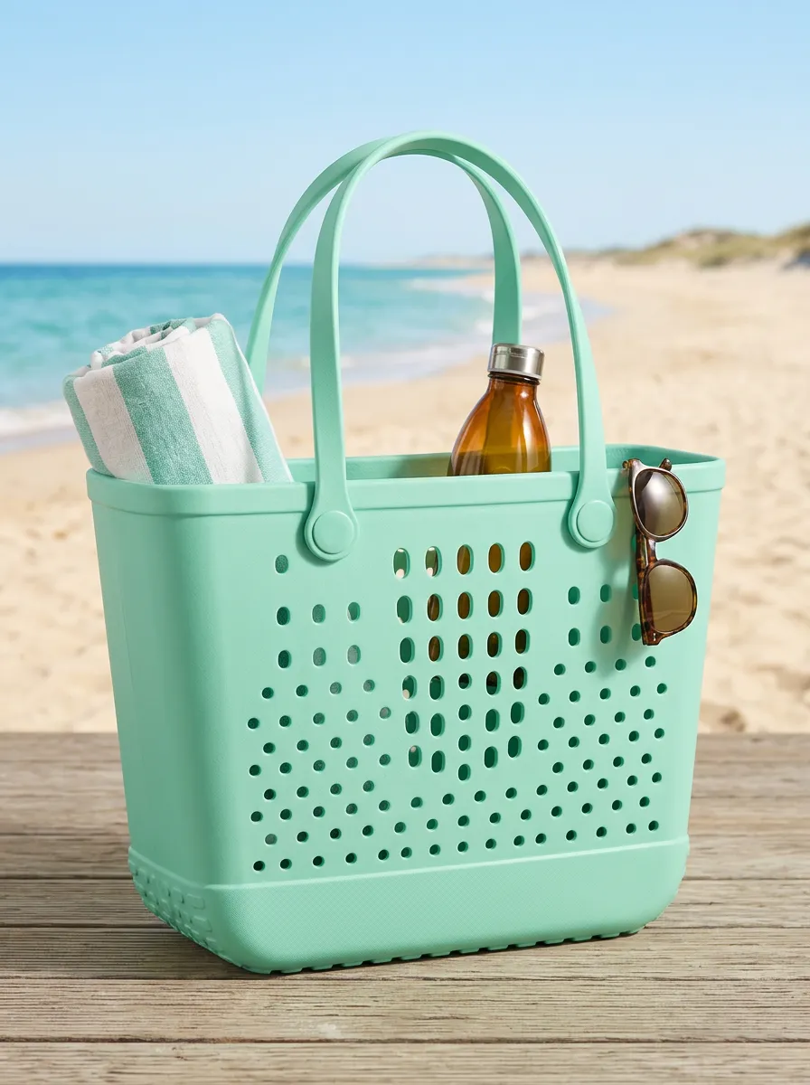 Resort Perforated Summer Perforated Beach Tote Bag