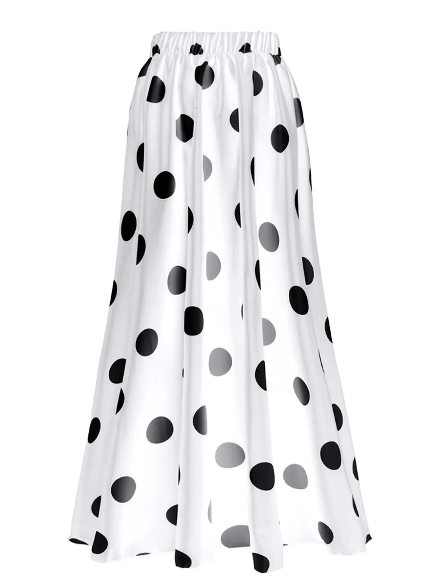 Jade Polka Dot Swimsuit Set