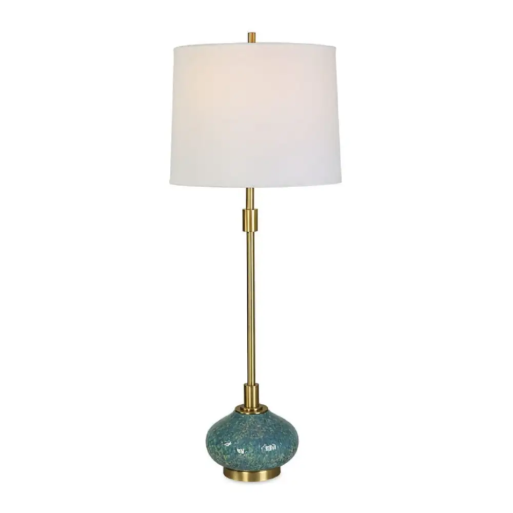 Glazed Ceramic Buffet Lamp