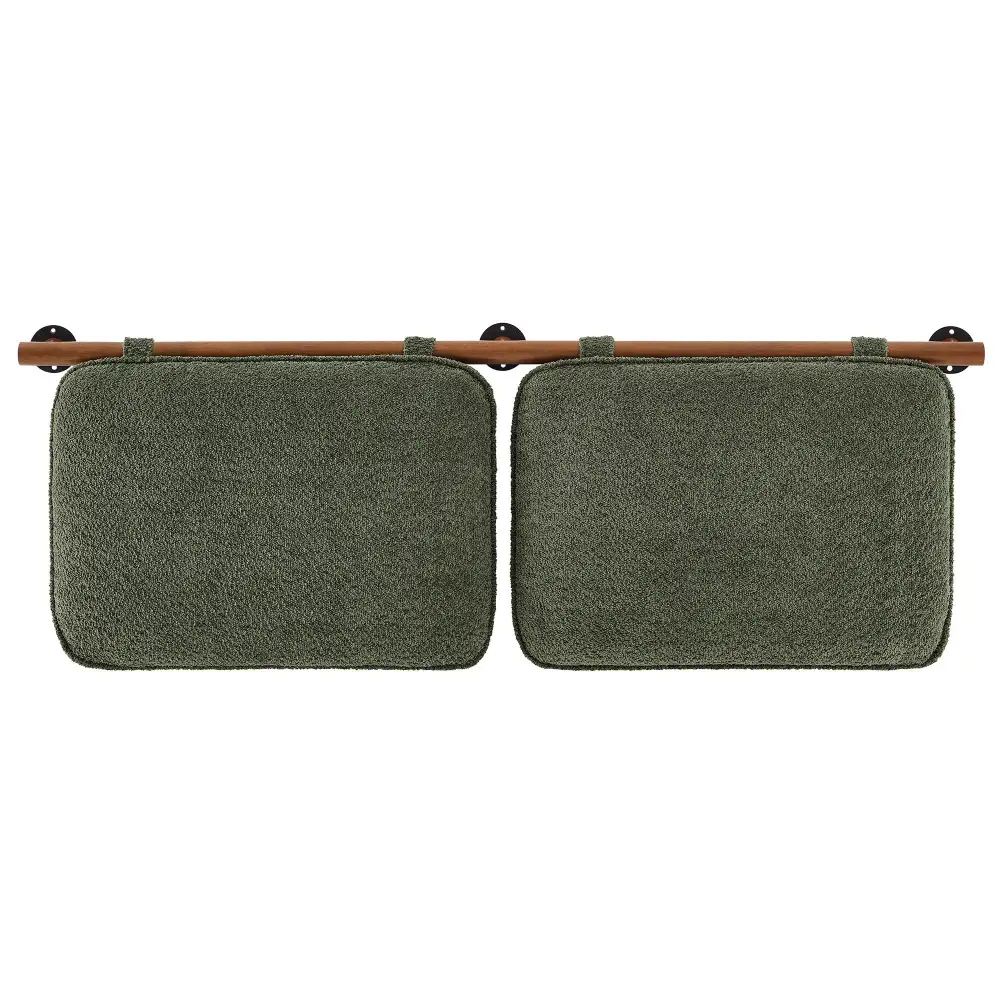 Rubberwood Frame Wall Mounted Chenille Upholstered Headboard