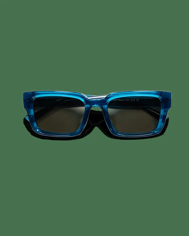 Rounded Frame Sunglasses Blue
