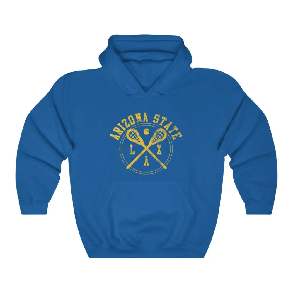 Everyday Vintage Badge Lacrosse Graphic Pullover Hoodie