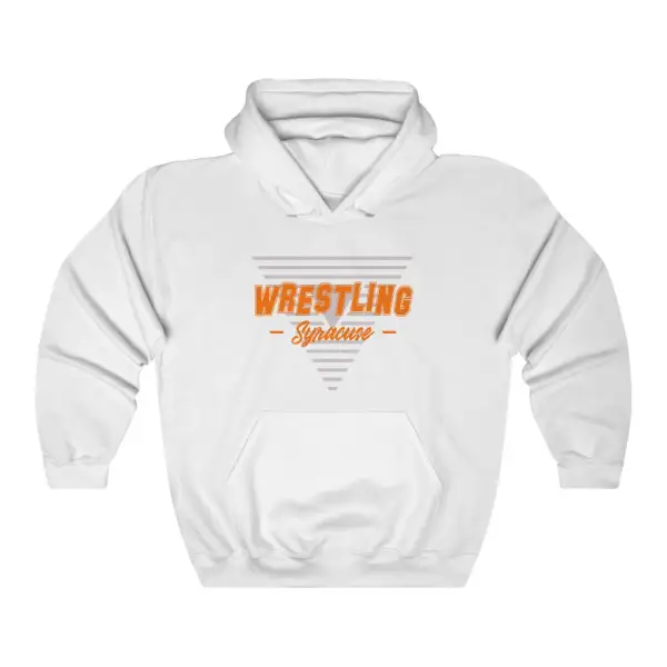 Triangle Emblem Wrestling Graphic Pullover Hoodie