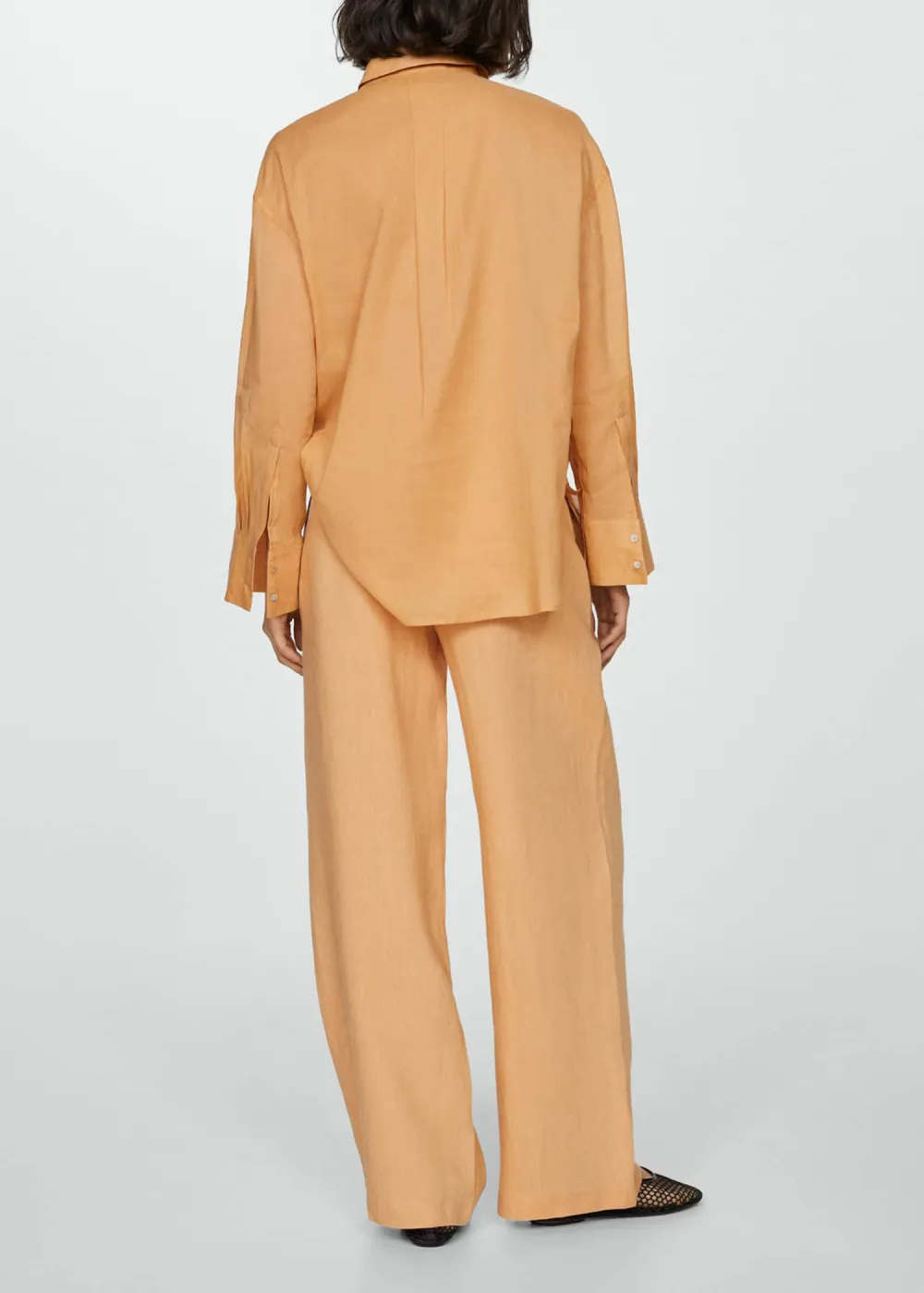 Linen Wideleg Pants