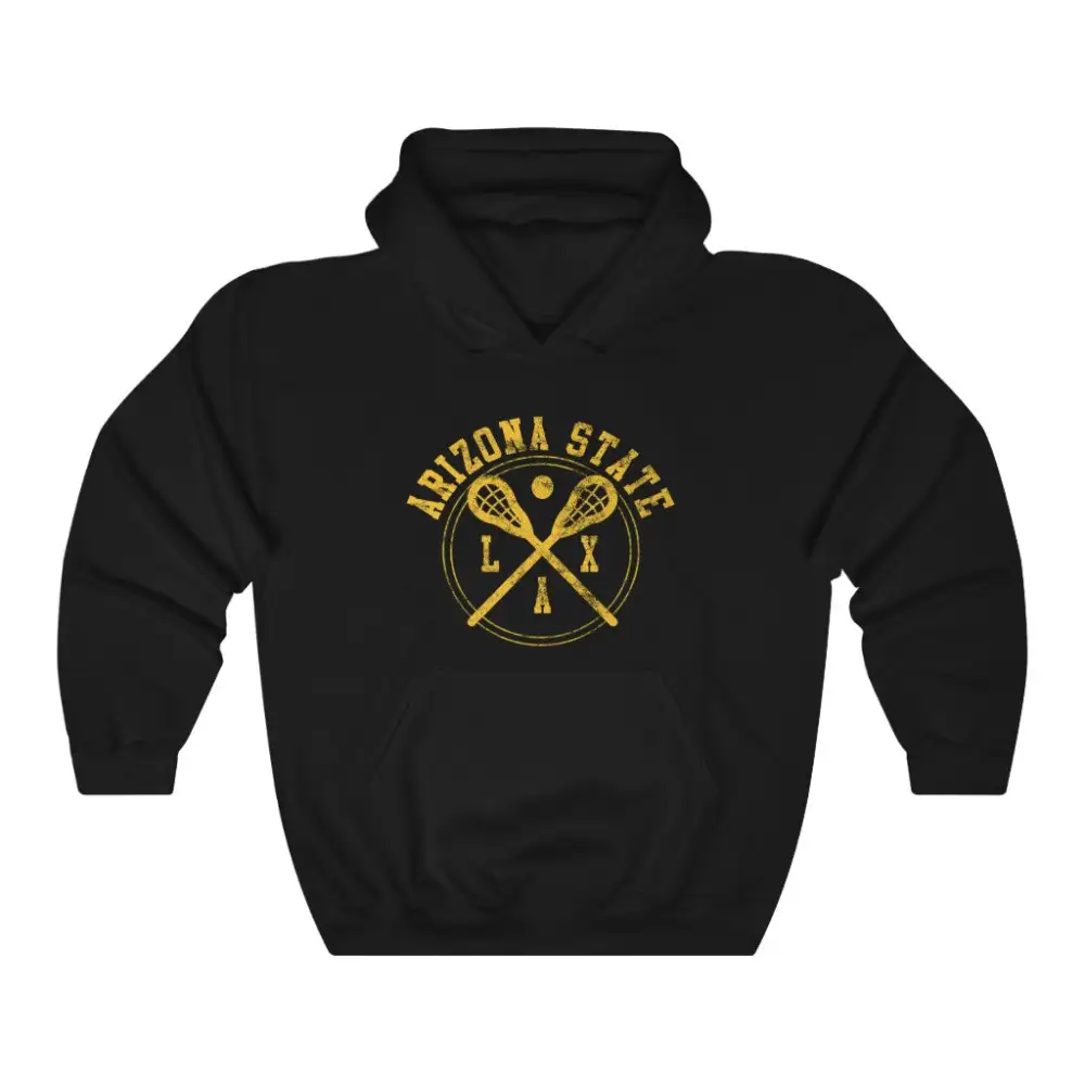 Everyday Vintage Badge Lacrosse Graphic Pullover Hoodie
