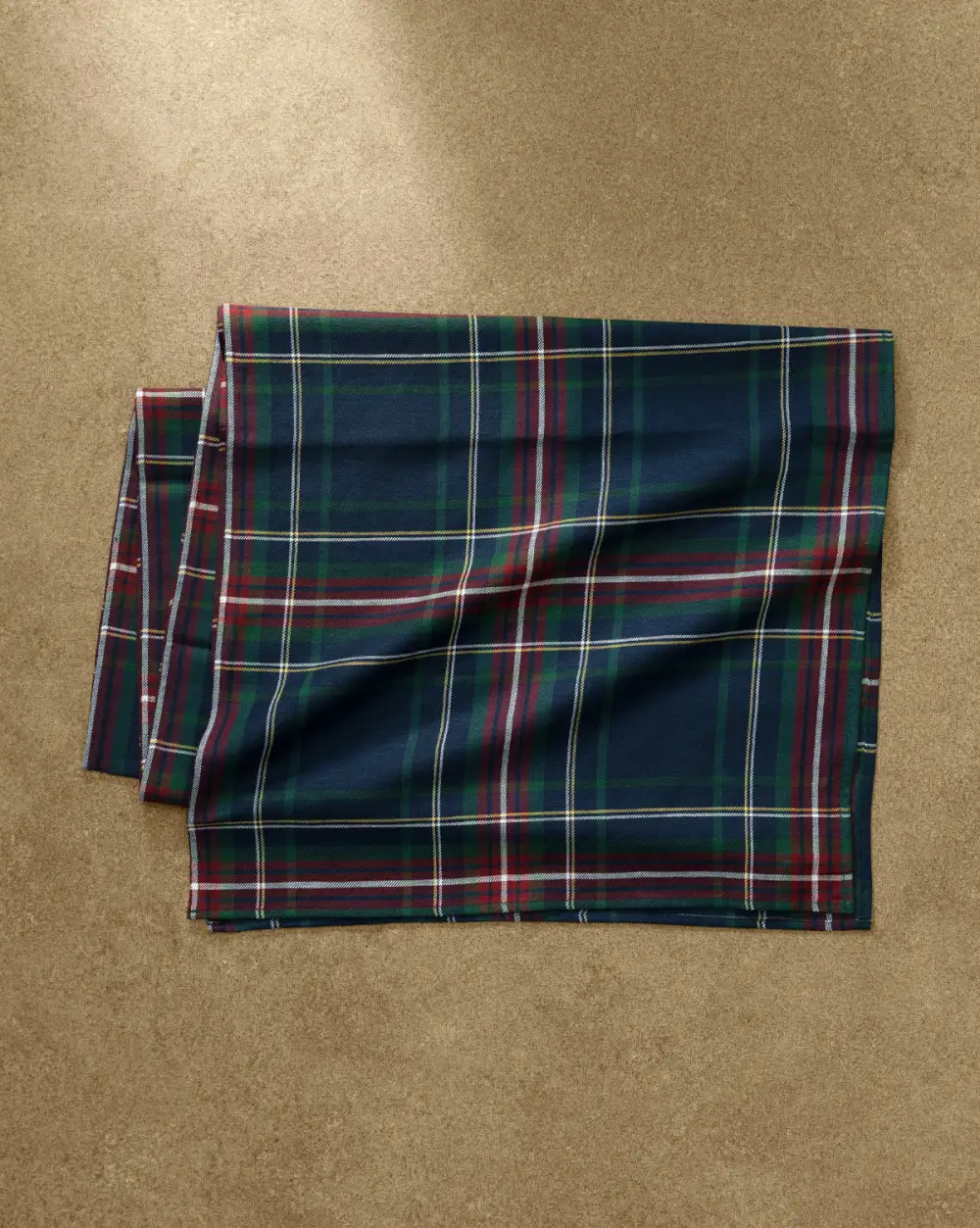 Plaid Linen Tablecloth