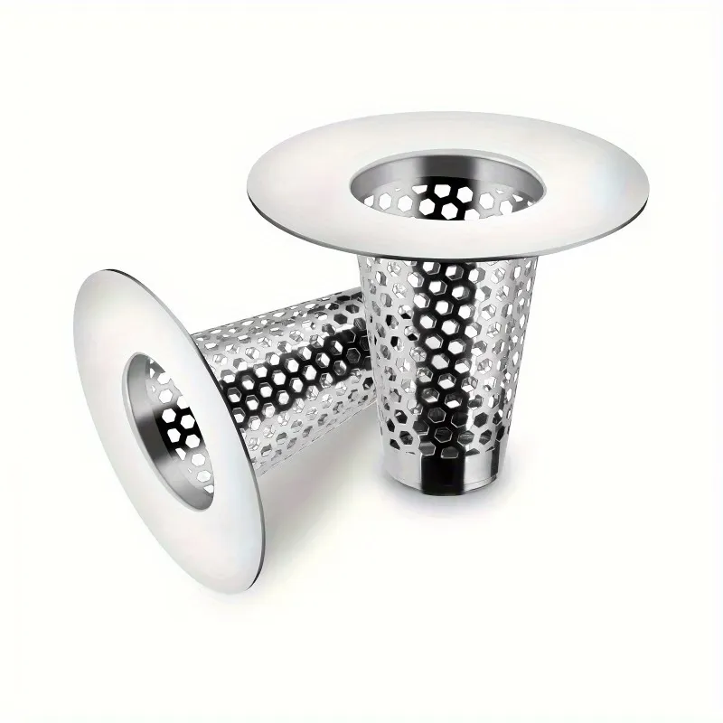 2 Pcs Bathroom Sink Drain Hair Catcher