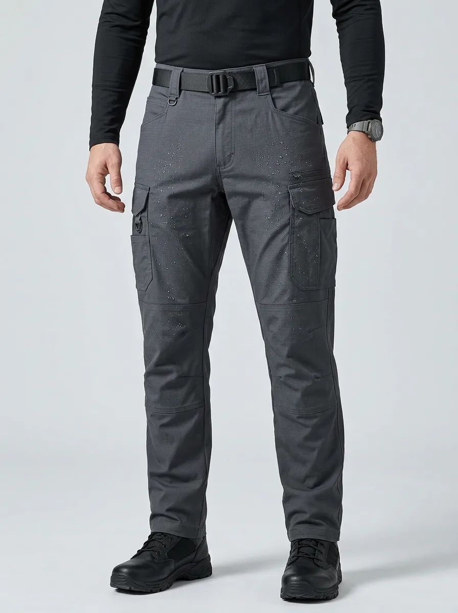 Men's Tactical Outdoor Waterproof Multi-Pocket Work Pants