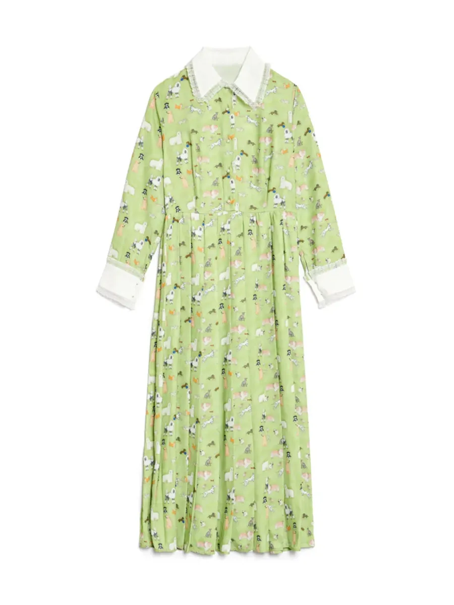 Print Midi Dress