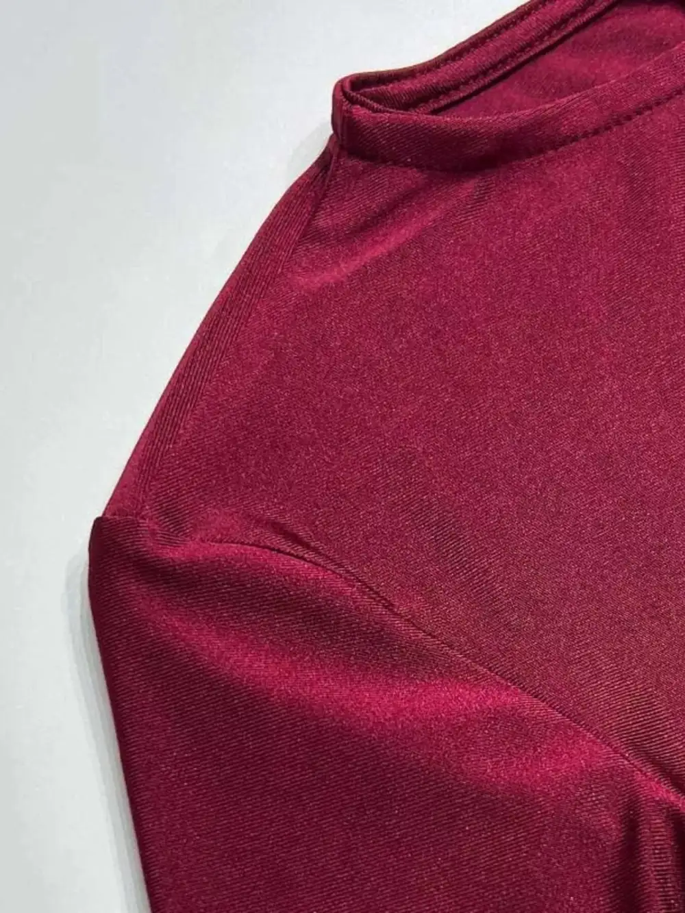 Relaxed Ruched Long Sleeve Bodycon Maxi Dress