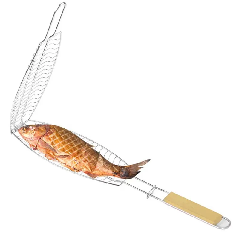 Stainless Steel Fish Grilling Basket