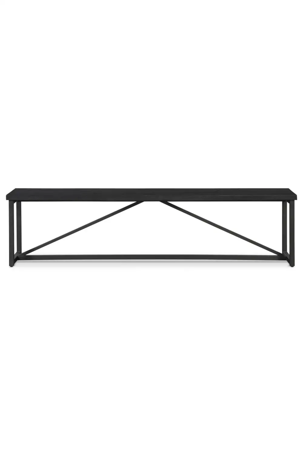Modern Pine Wooden Accent Bench
