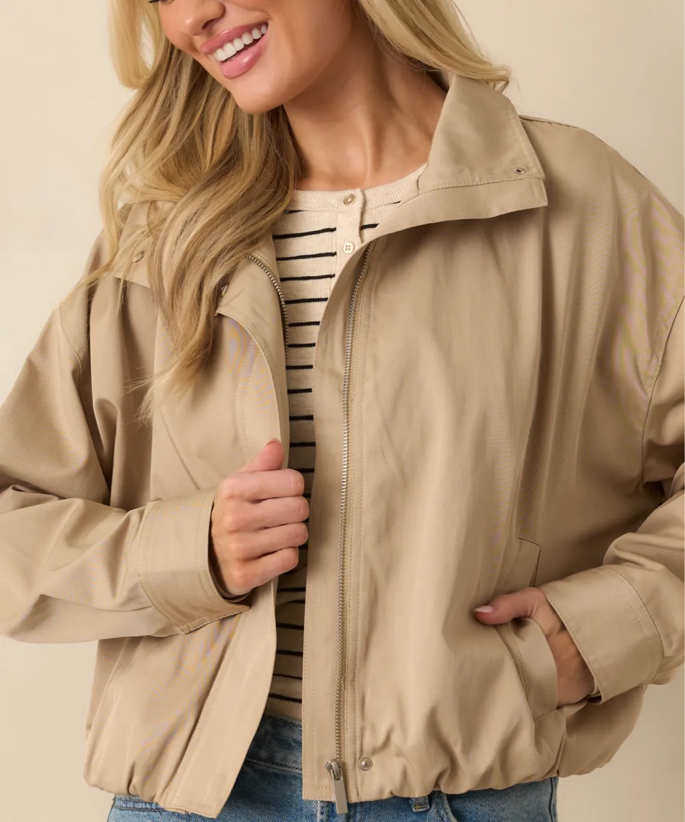 Bomber Zip-Up Jacket