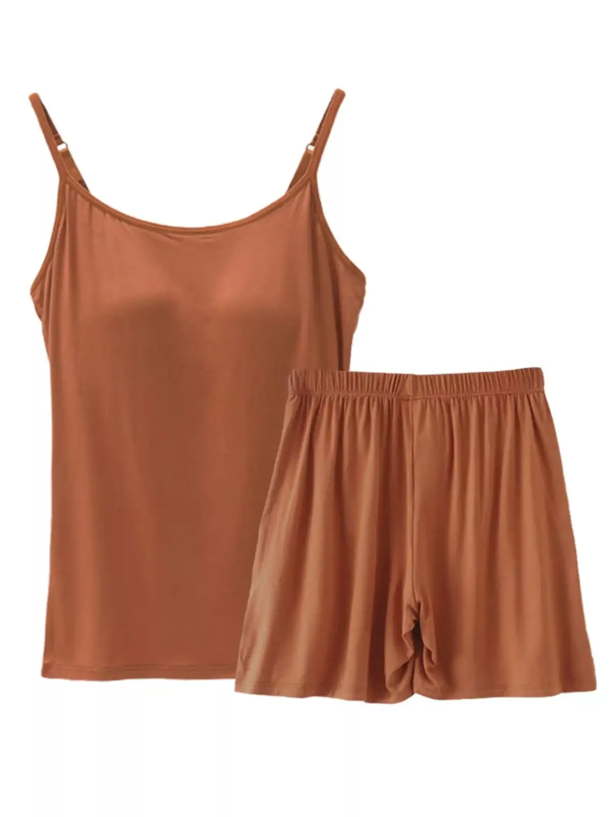 Classic Refined Pocketed Top and Shorts Matching Set