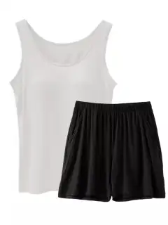 Refined Shorts Matching Set