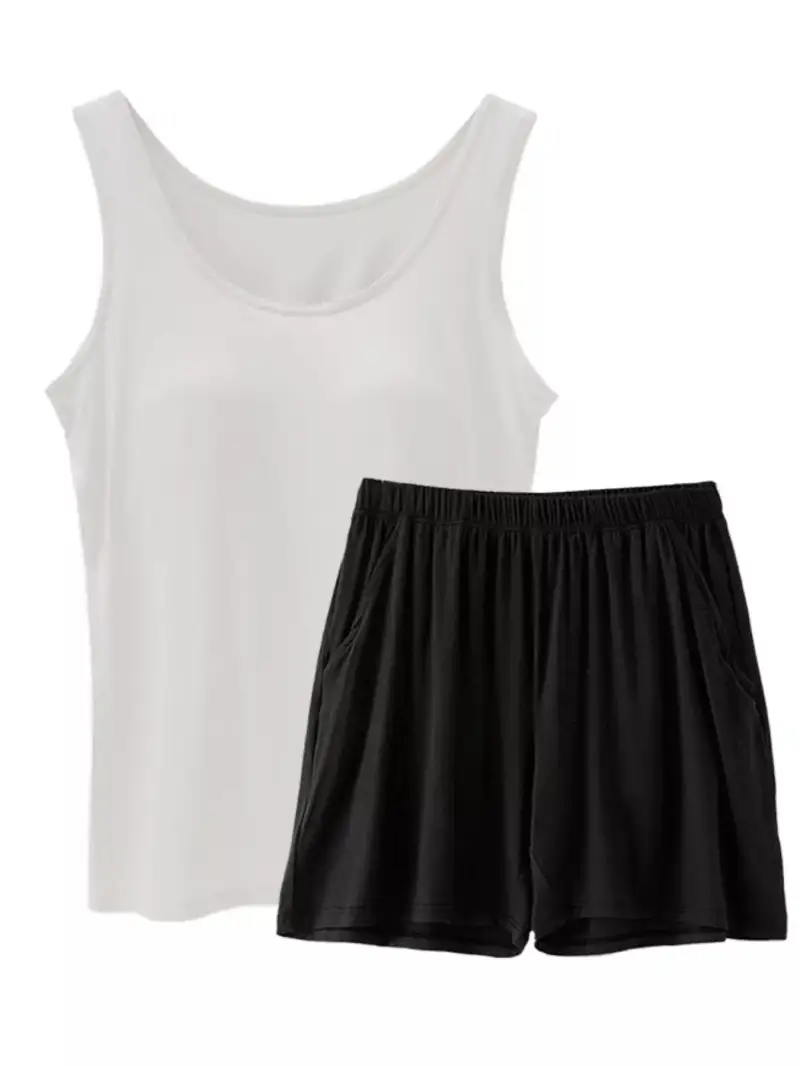 Refined Shorts Matching Set