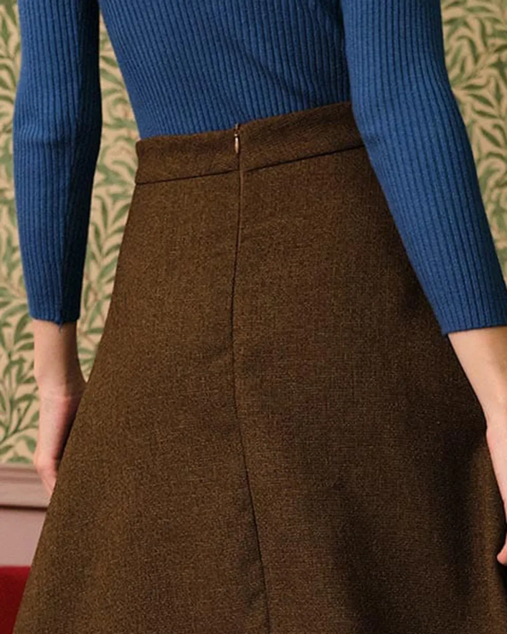 Casual Style Brown Skirt