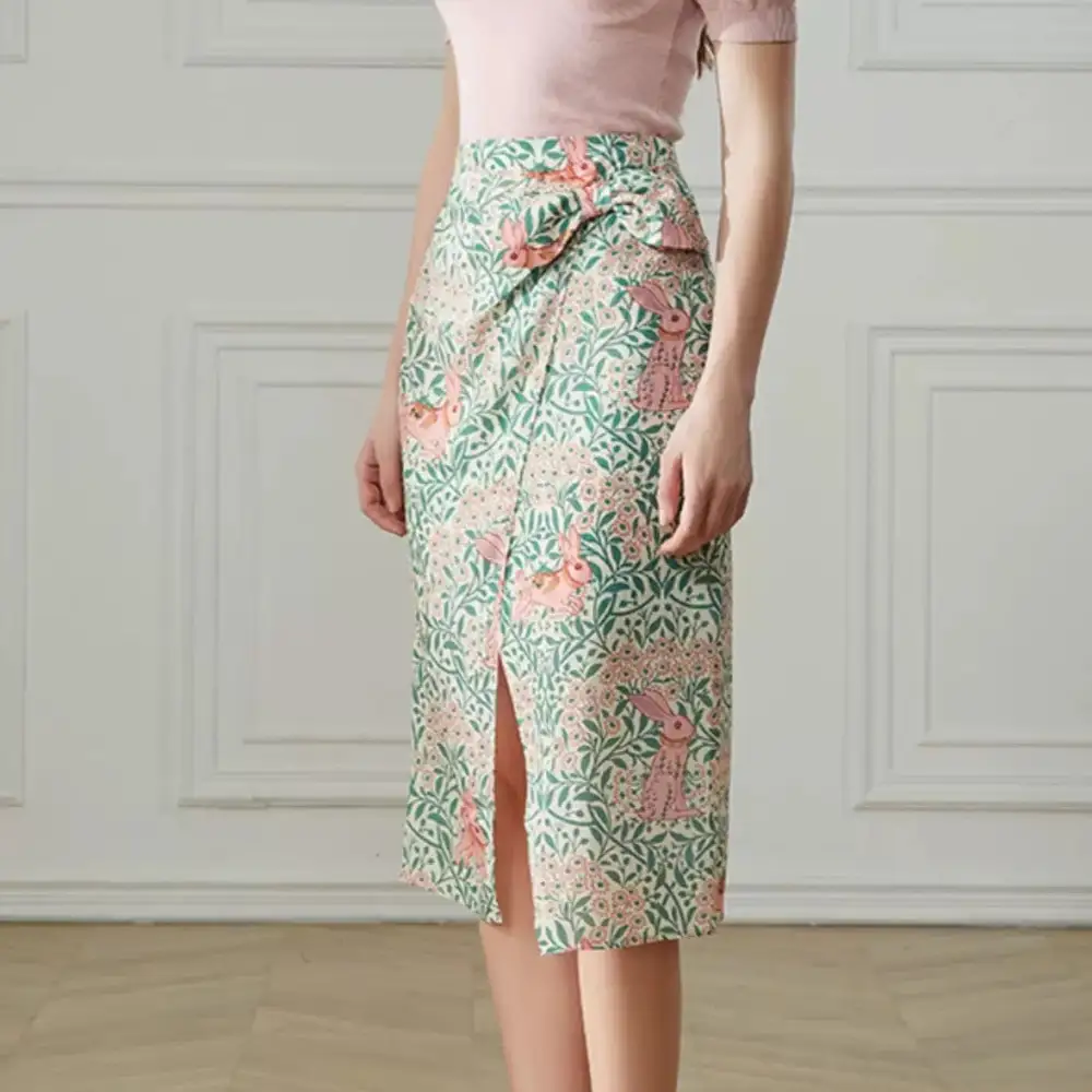Gentle Festival Everyday Casual Floral Skirt