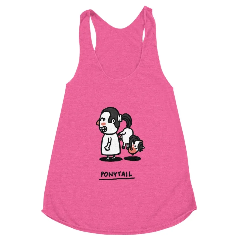 Ponytail Hot Pink Tank